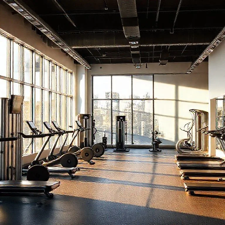 Free weights rack with smart dumbbells