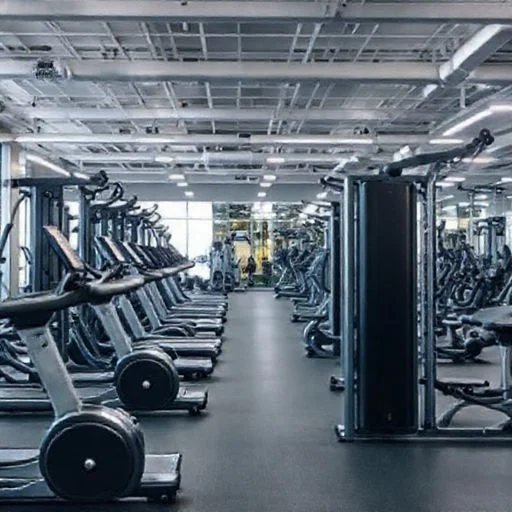 Abstract geometric shapes glowing with electric cyan and magenta gradients